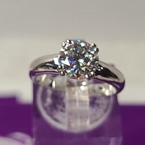 Moissanite 2+ Carat Solitare Ring